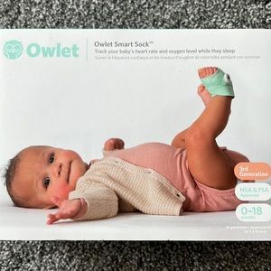 Owlet smart sock generation 3 received as a gift but never used.